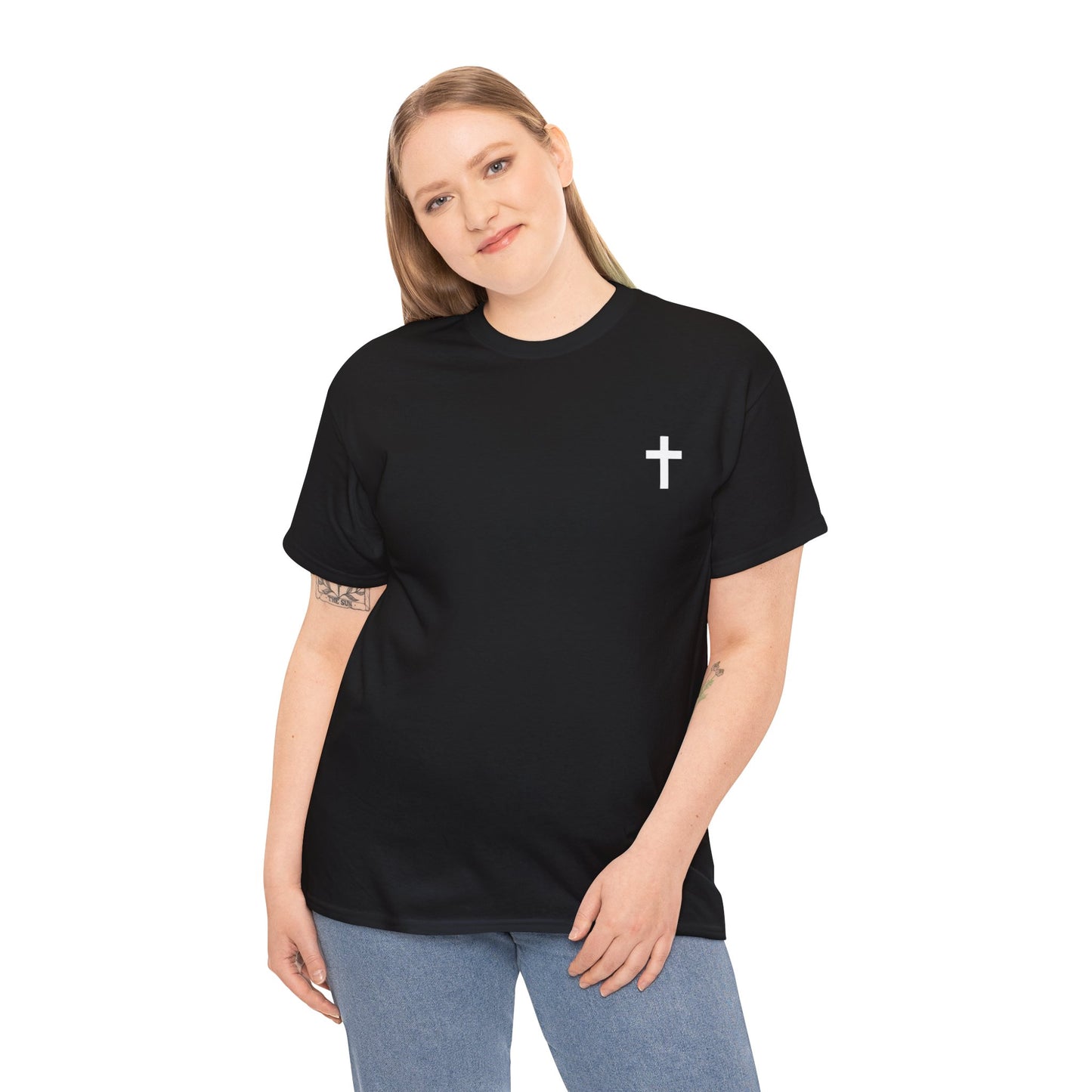 Psalms 23:4 Heavy Cotton Tee