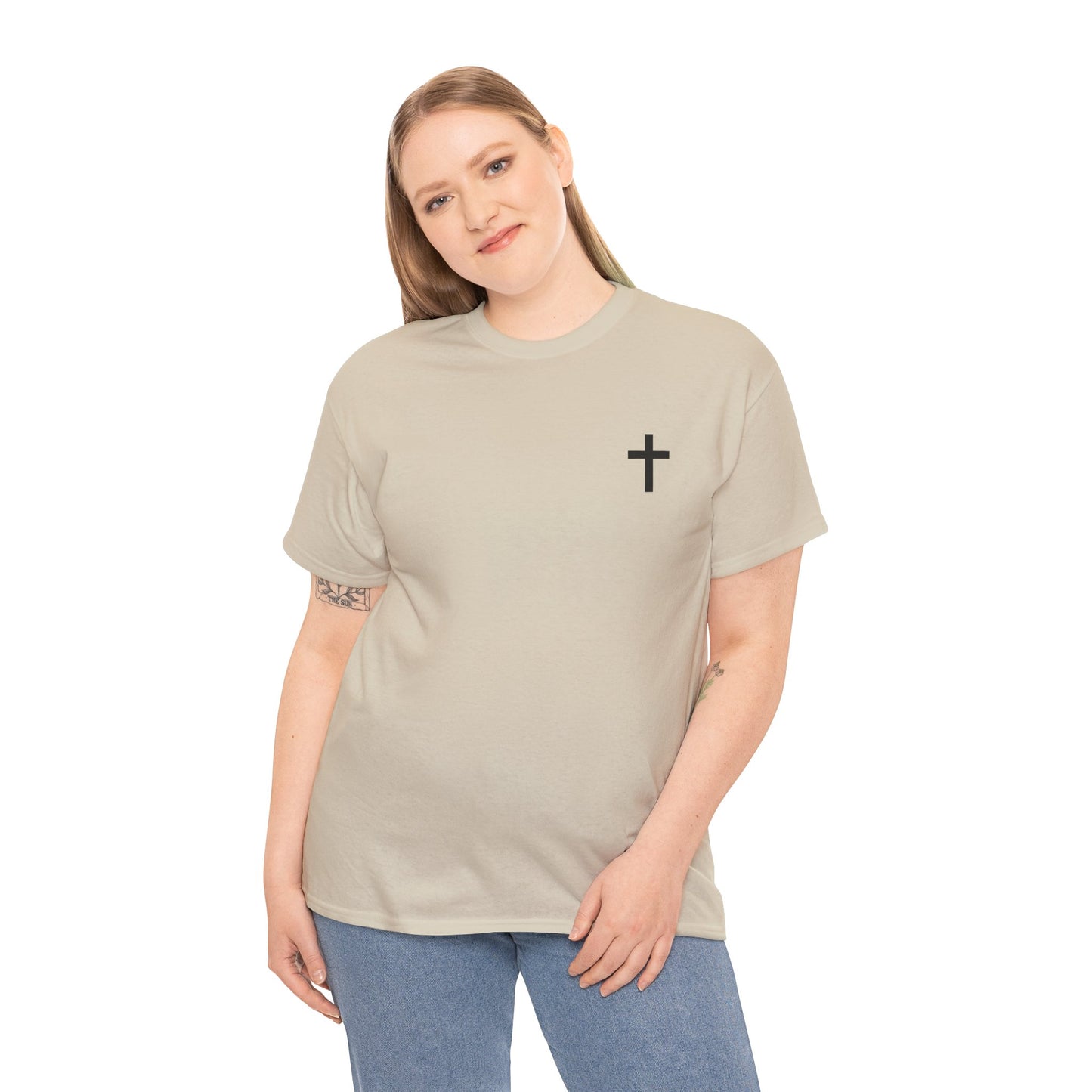 Psalms 23:4 Heavy Cotton Tee