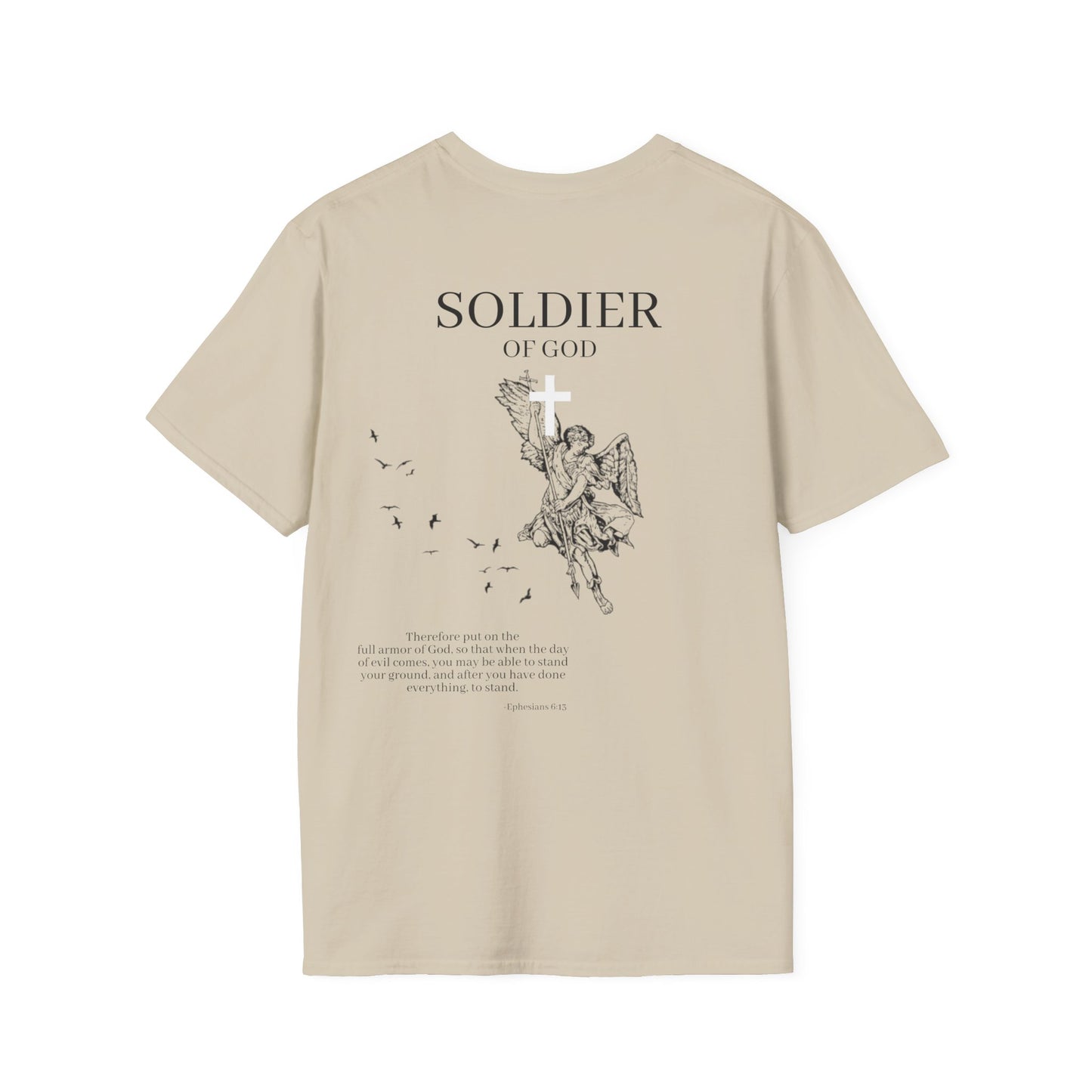 Soldier of God Ephesians 6:13 Softstyle T-Shirt