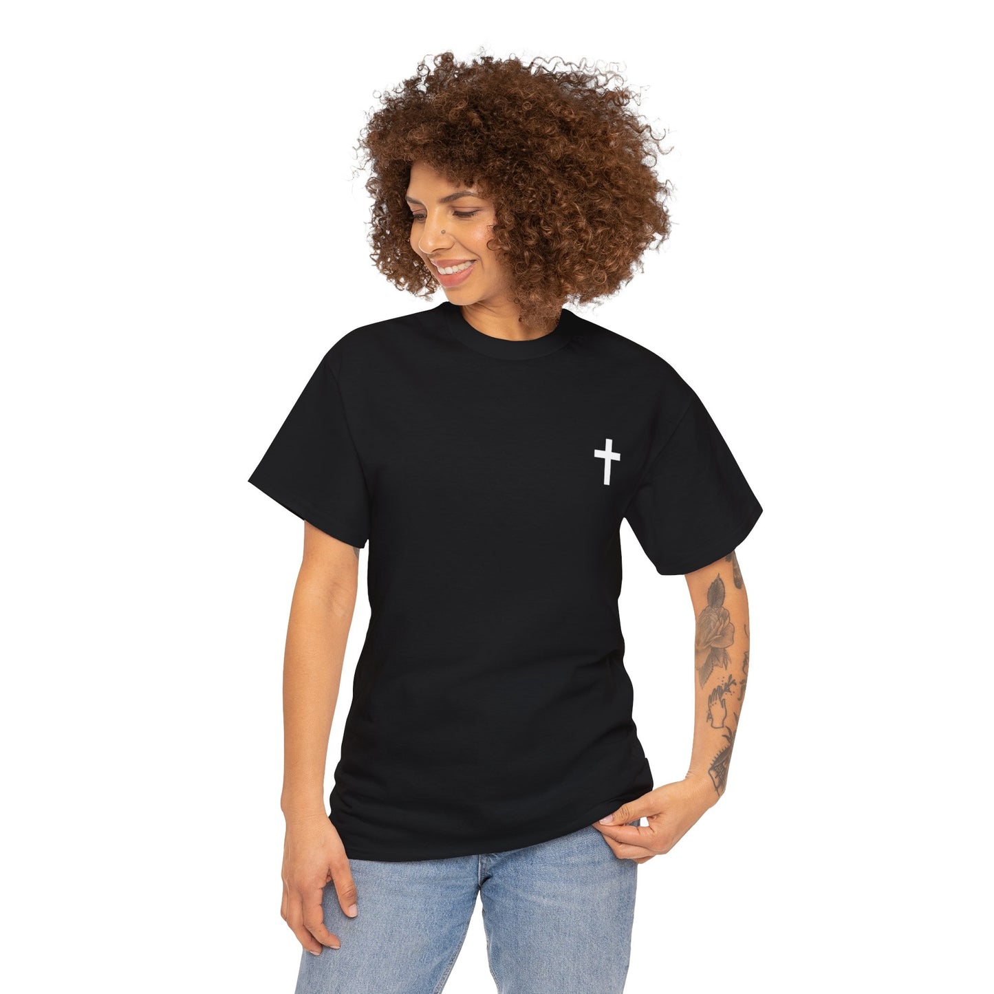 Psalms 23:4 Heavy Cotton Tee