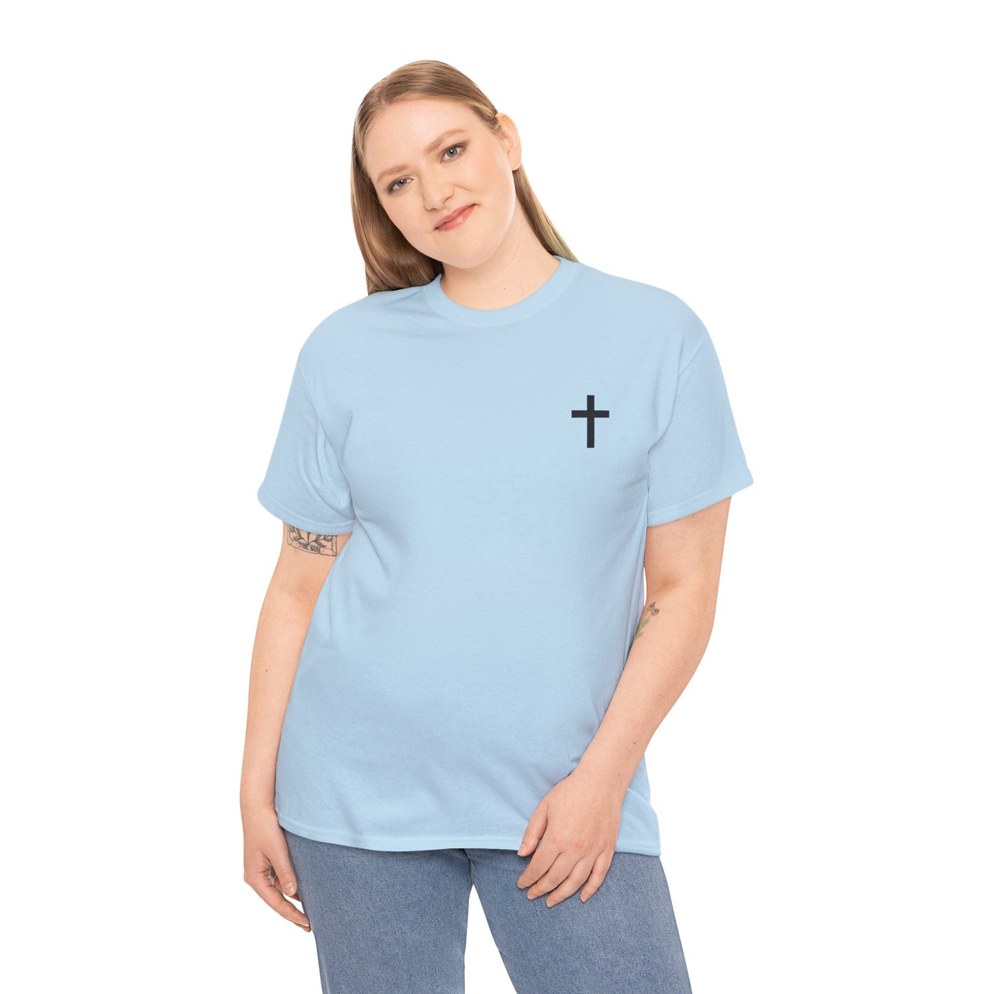 Psalms 23:4 Heavy Cotton Tee